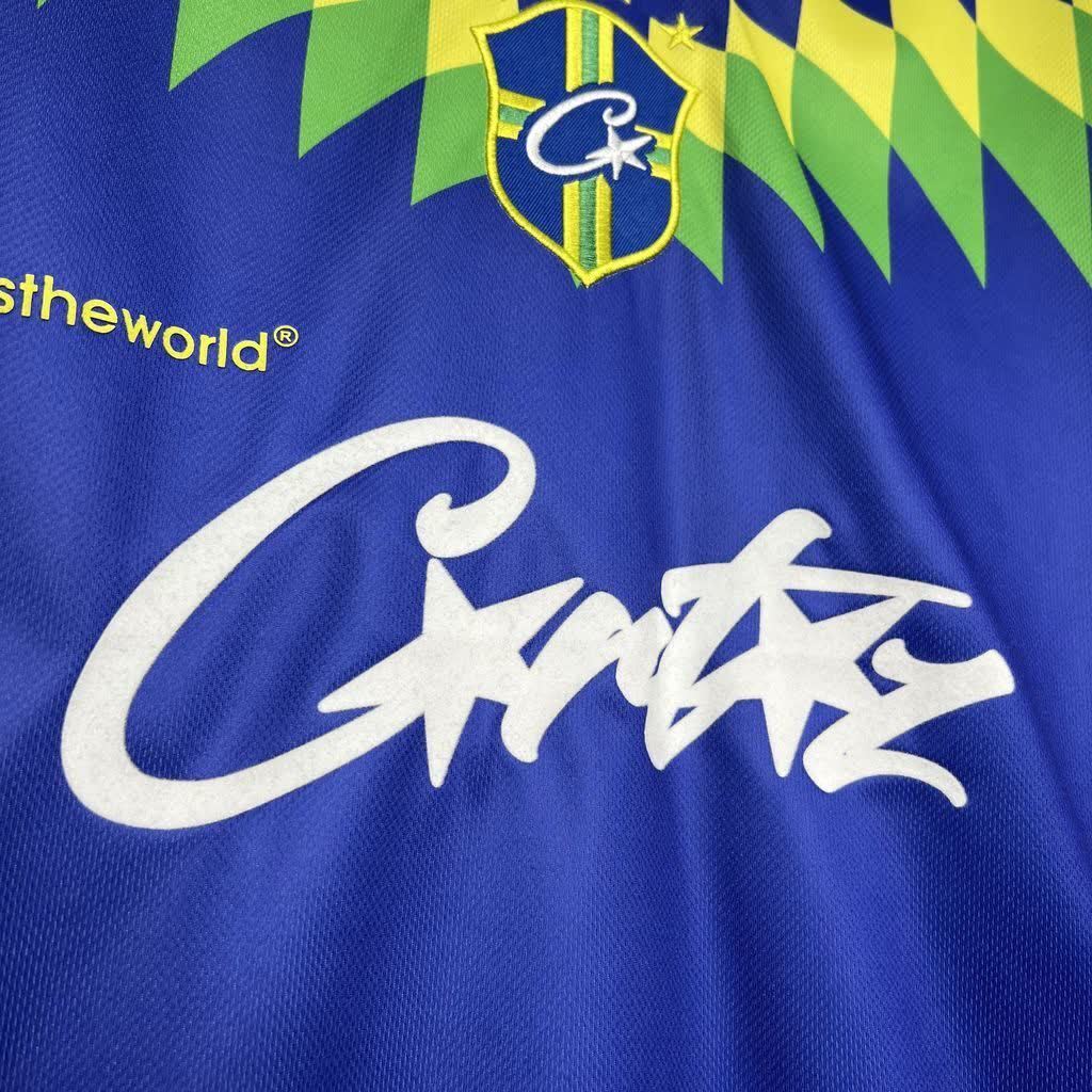 Football Shirt Brazil Away 95-96 Corteiz Retro extra 1