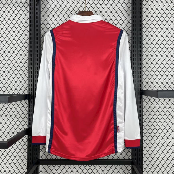 Football Shirt Arsenal Home 99-00 Long Sleeves Retro back
