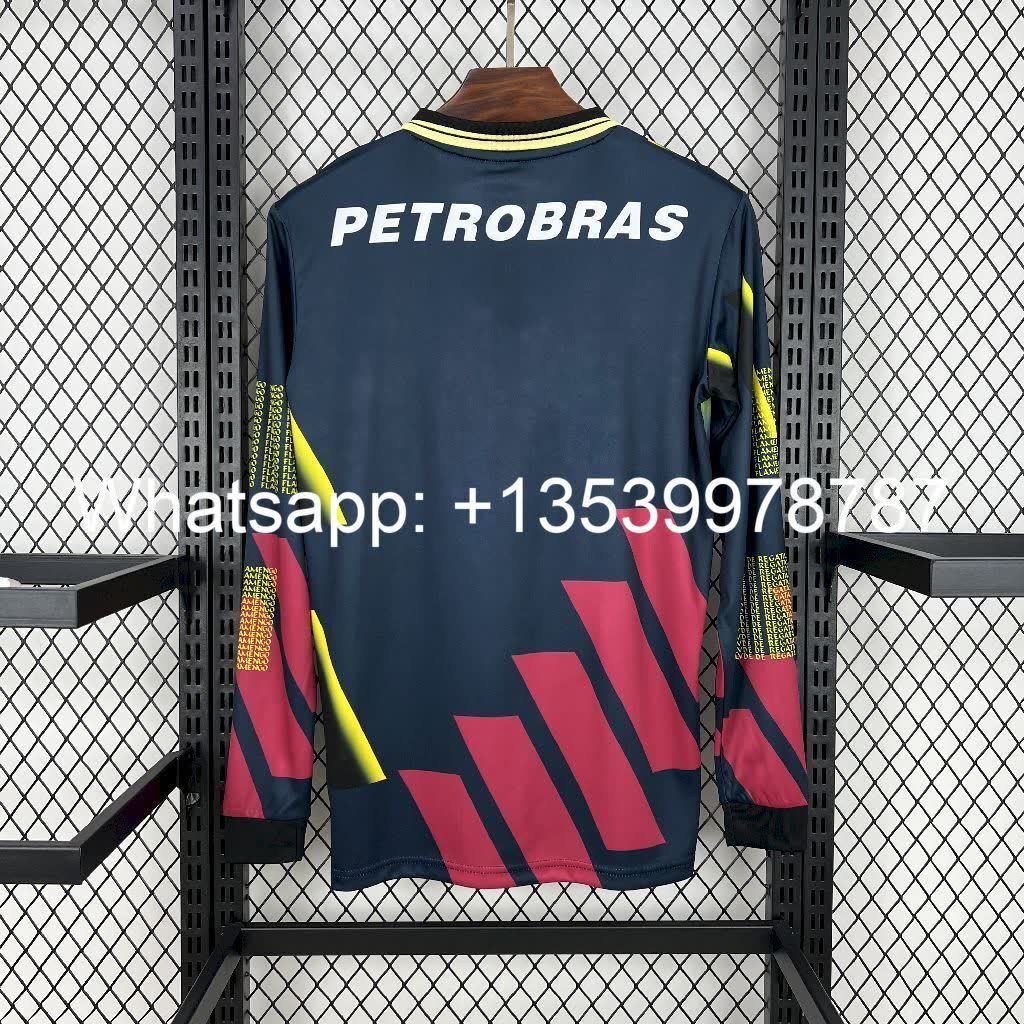 Football Shirt Flamengo Goalkeeper 98-99 Long Sleeves Retro back