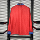 Football Shirt Chile Home 98-99 Long Sleeve Retro back