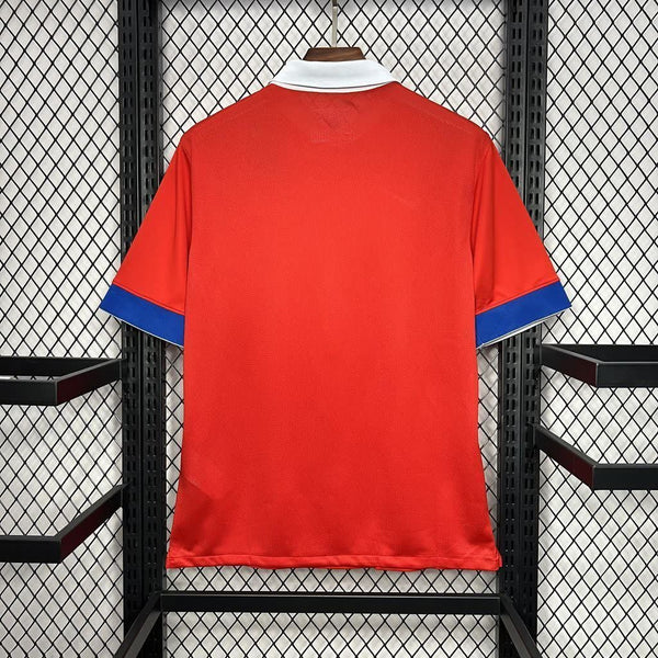 Football Shirt Chile Home 15-16 Retro back