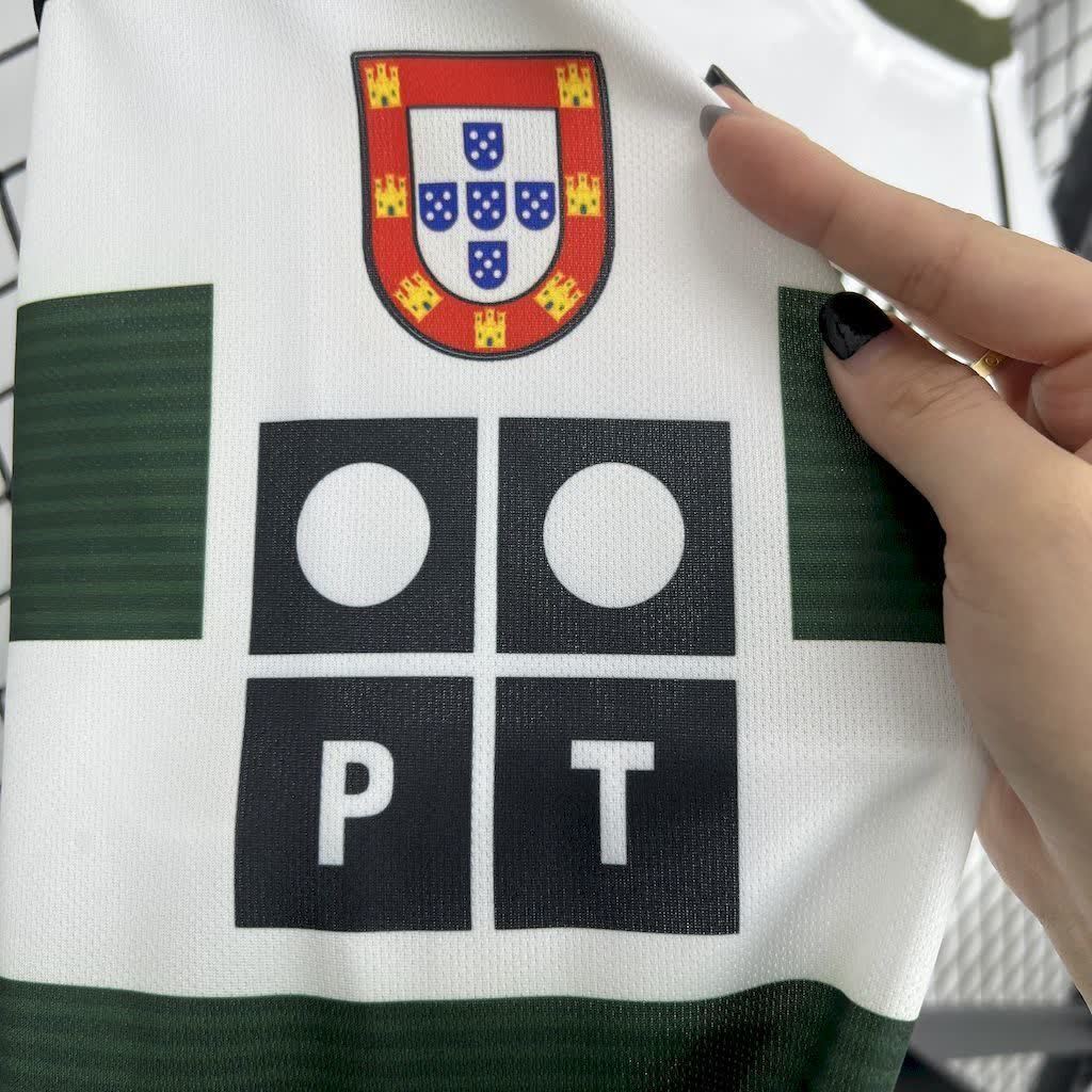 Football Shirt Sporting CP Home 01-03 Long Sleeves Retro extra 2