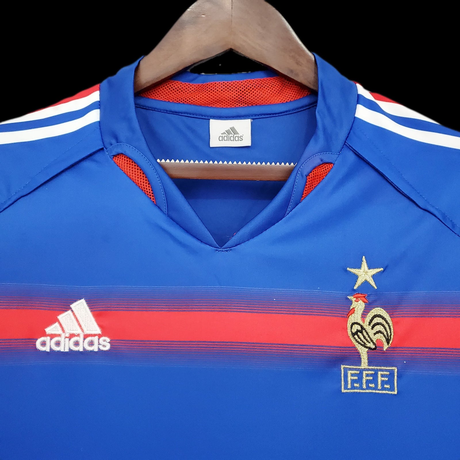 Football Shirt France Home 04-05 Retro extra 2