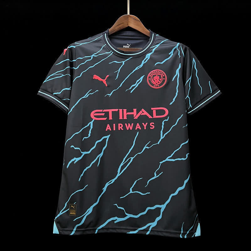Football Shirt Manchester City Third 23-24 extra 1