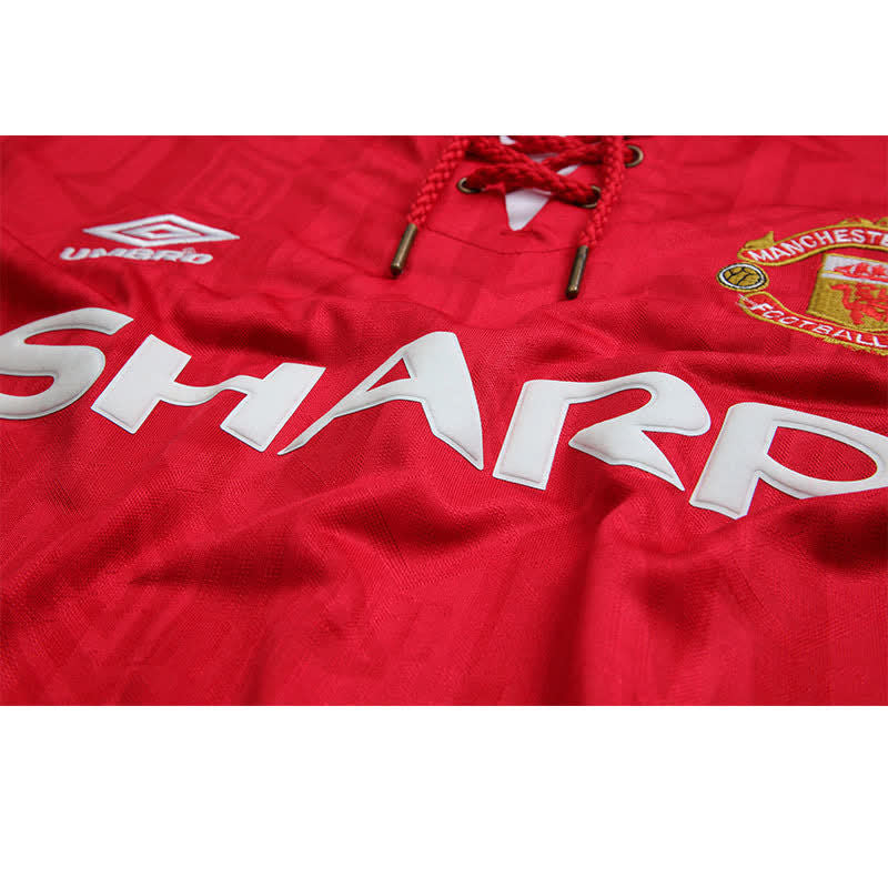 Football Shirt Manchester United Home 92-94 Long Sleeve extra 1
