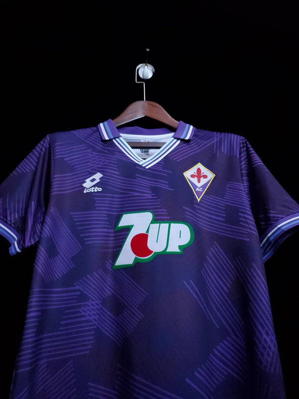 Football Shirt ACF Fiorentina Home 92-93 Retro front
