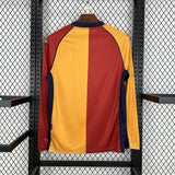 Football Shirt AS Roma Home 01-02 Long Sleeve Retro back