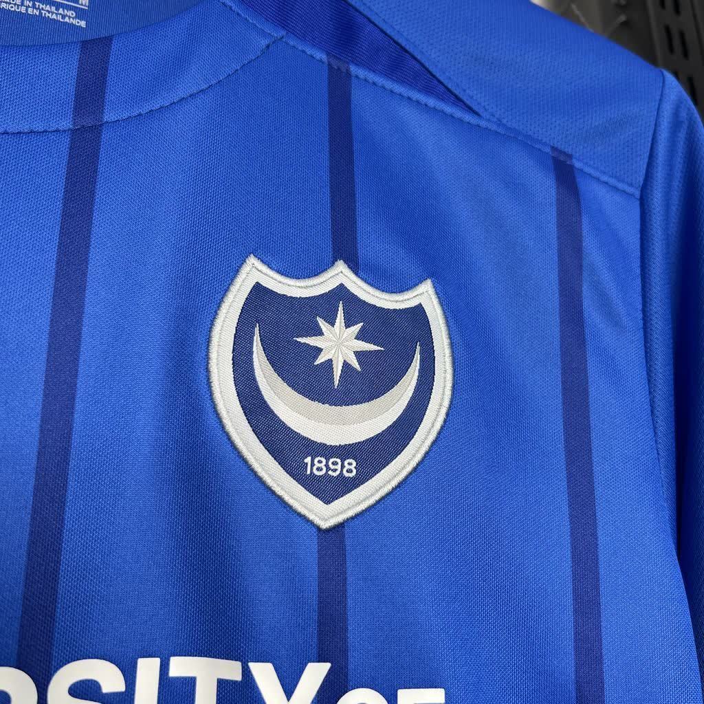 Football Shirt Portsmouth FC Home 25-26 extra 1