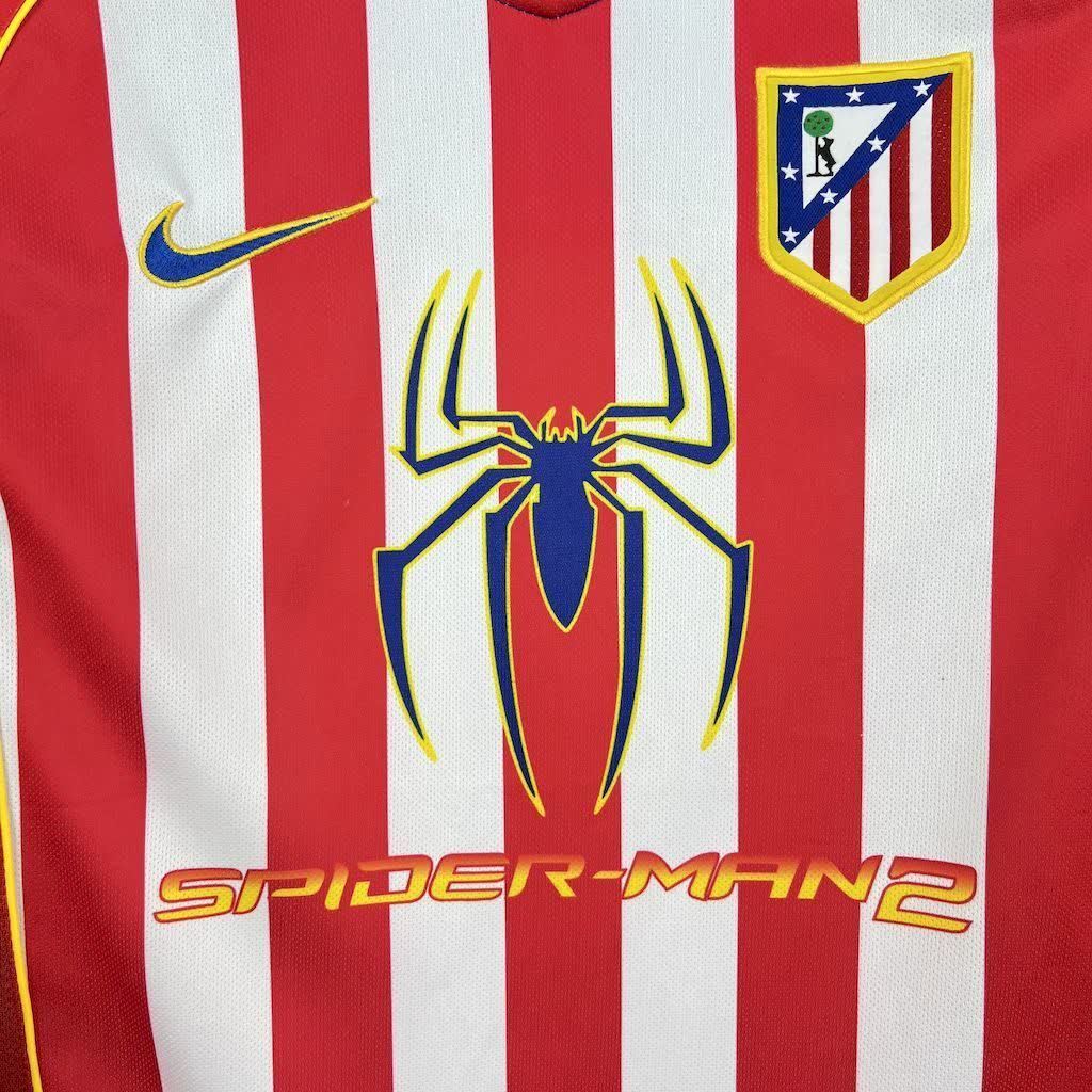 Football Shirt Atletico Madrid Home 04-05 Retro extra 1
