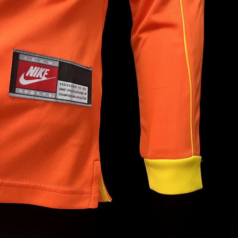 Football Shirt Brazil Goalkeeper 98-99 Orange Long Sleeve extra 1