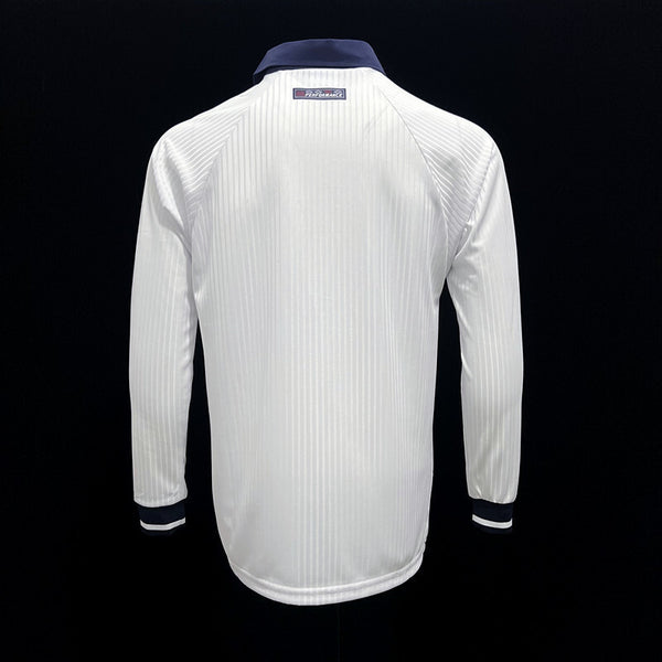 Football Shirt England Home 1998 Long Sleeve back