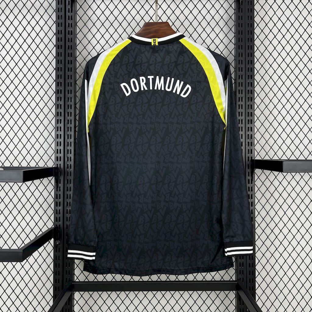 Football Shirt Borussia Dortmund Away 95-96 Long Sleeves Retro back