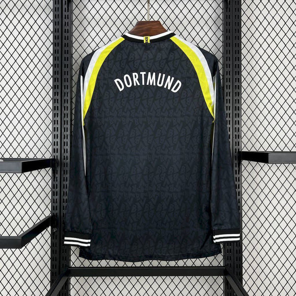 Football Shirt Borussia Dortmund Away 95-96 Long Sleeves Retro back