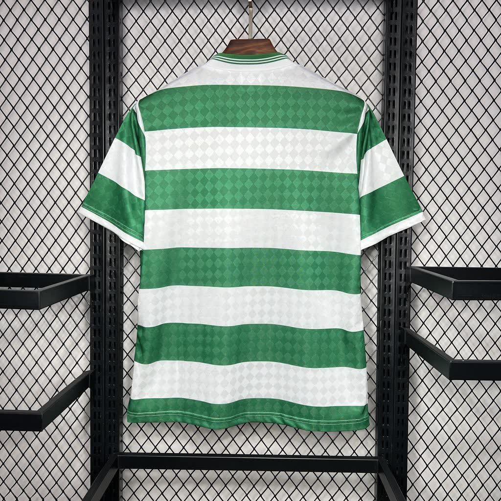 Football Shirt Celtic Home 87-88 Retro back