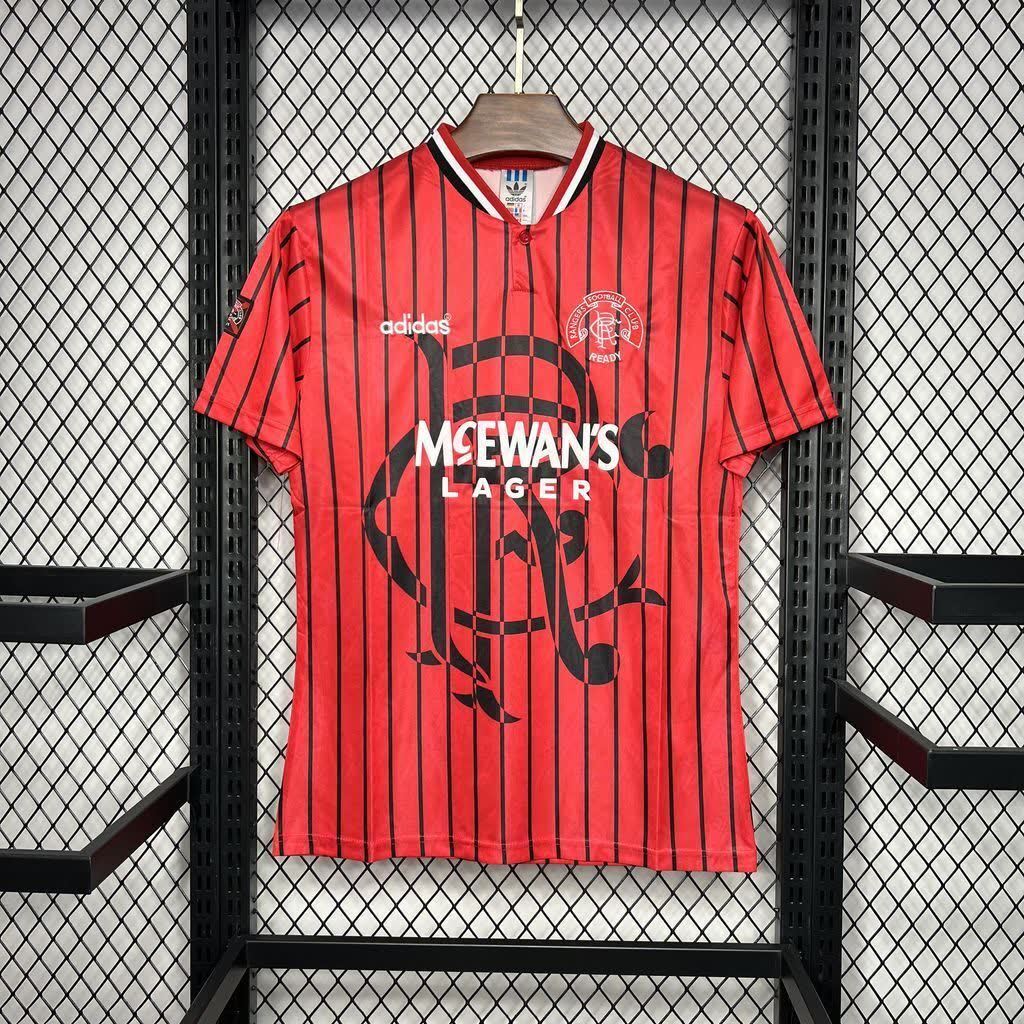 Football Shirt Rangers FC Away 94-95 Retro extra 2