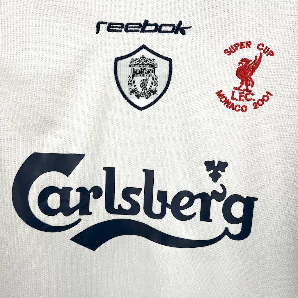 Football Shirt Liverpool FC Away 01-02 extra 1