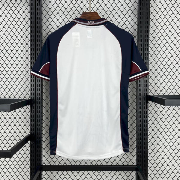 Football Shirt West Ham United Away 99-01 Retro back