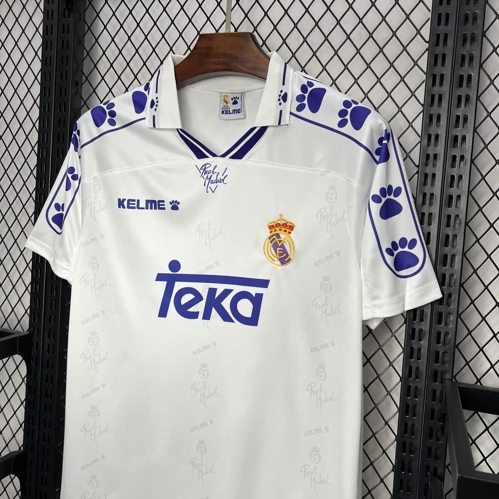 Football Shirt Real Madrid Home 94-96 Retro extra 1