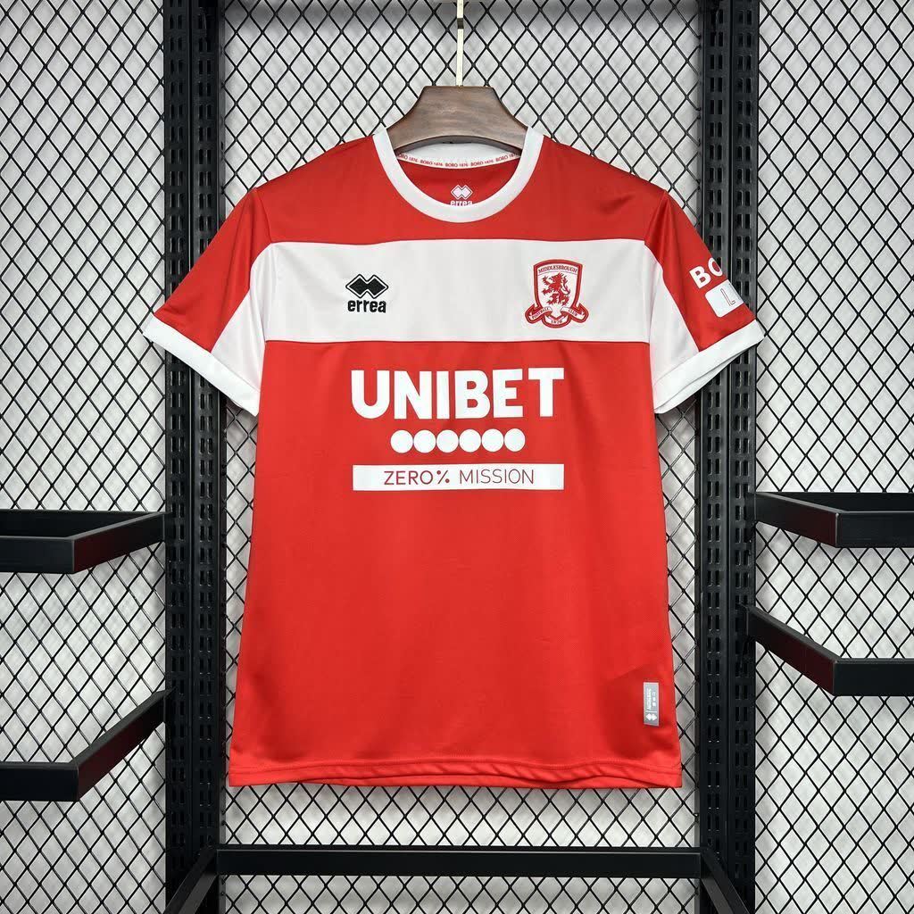 Football Shirt Middlesbrough Home 24-25 extra 2
