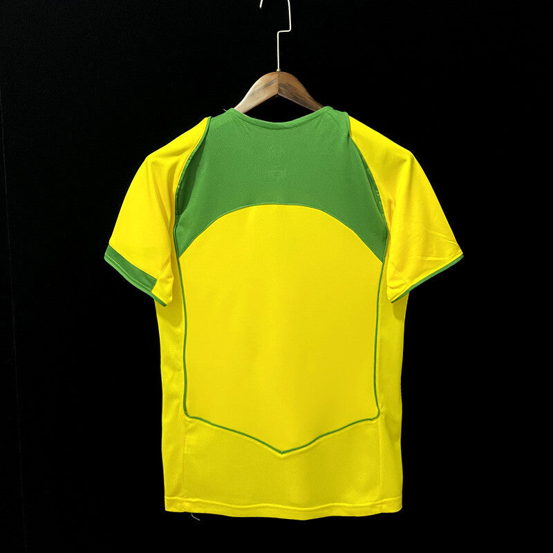 Football Shirt Brazil Home 04-06 Retro back