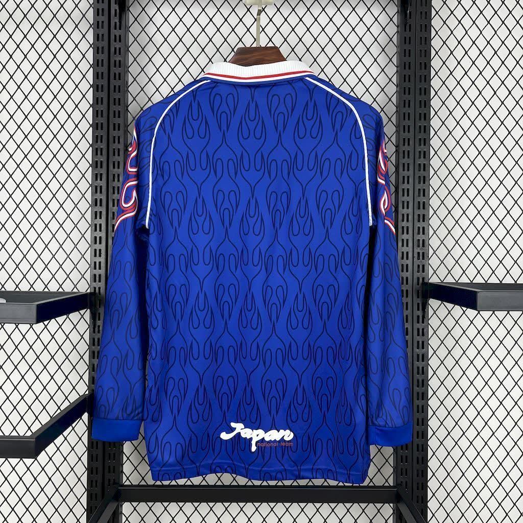 Football Shirt Japan Home 98-99 Long Sleeve extra 1