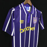 Football Shirt Manchester City Away 93-94 Retro extra 2