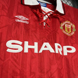 Football Shirt Manchester United Home 94-95 Retro extra 2