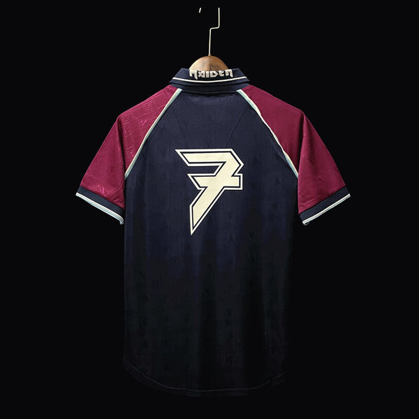 Football Shirt West Ham United Iron Maiden 99-00 Home back