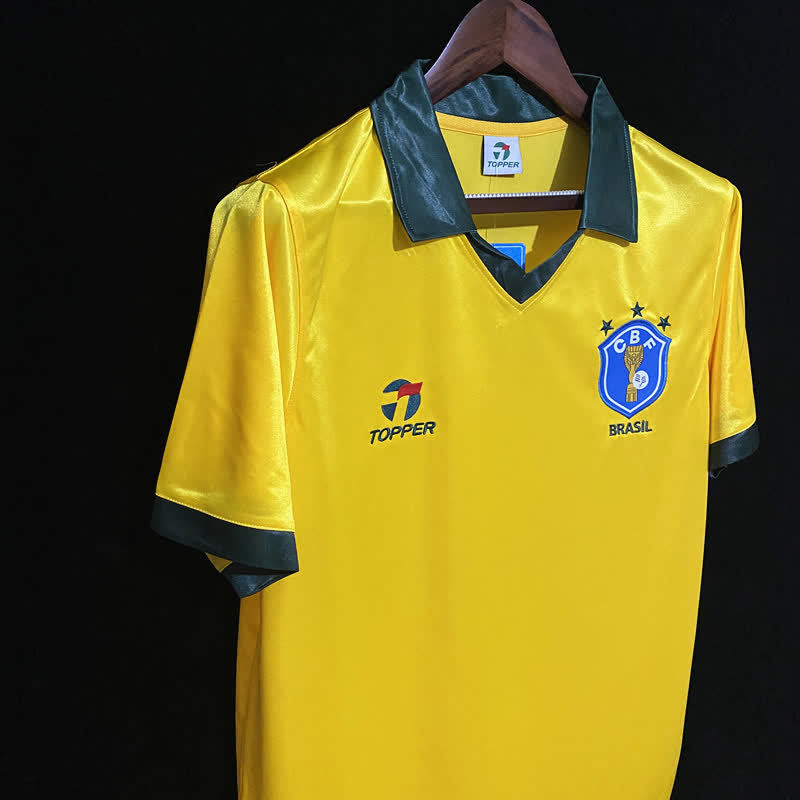 Football Shirt Brazil Home 1985 Retro extra 2