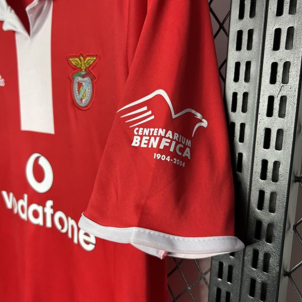 Football Shirt SL Benfica Home 04-05 Retro extra 2