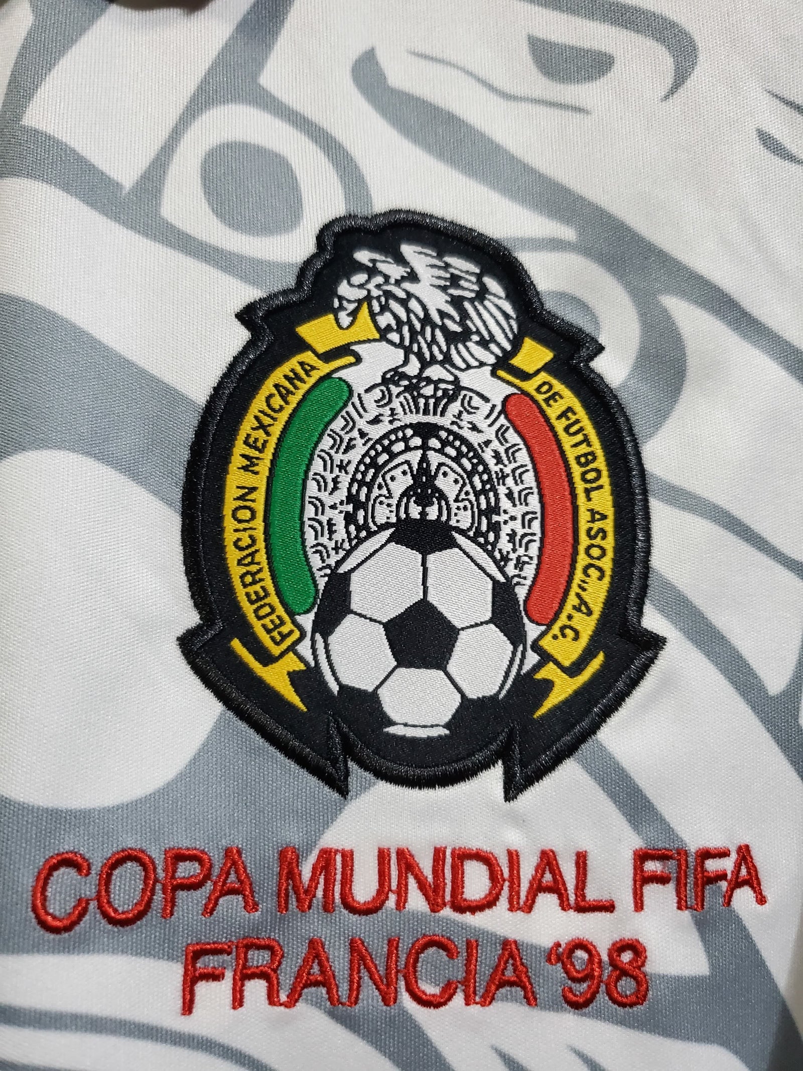 Football Shirt Mexico Away 98-99 Retro extra 2