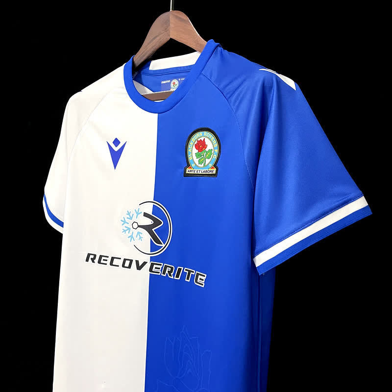 Football Shirt Blackburn Rovers Home 21-22 extra 2