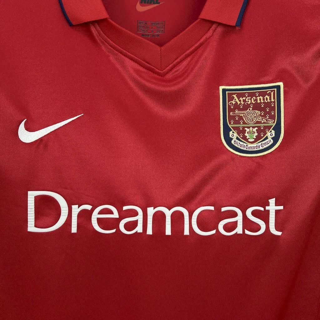 Football Shirt Arsenal Home 00-01 Long Sleeves Retro extra 2