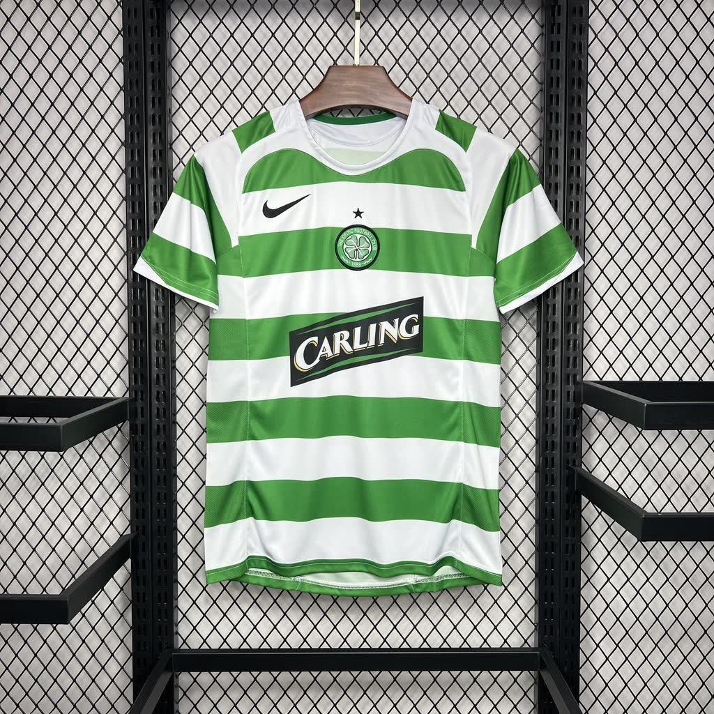 Football Shirt Celtic FC Home 05-06 Retro extra 3