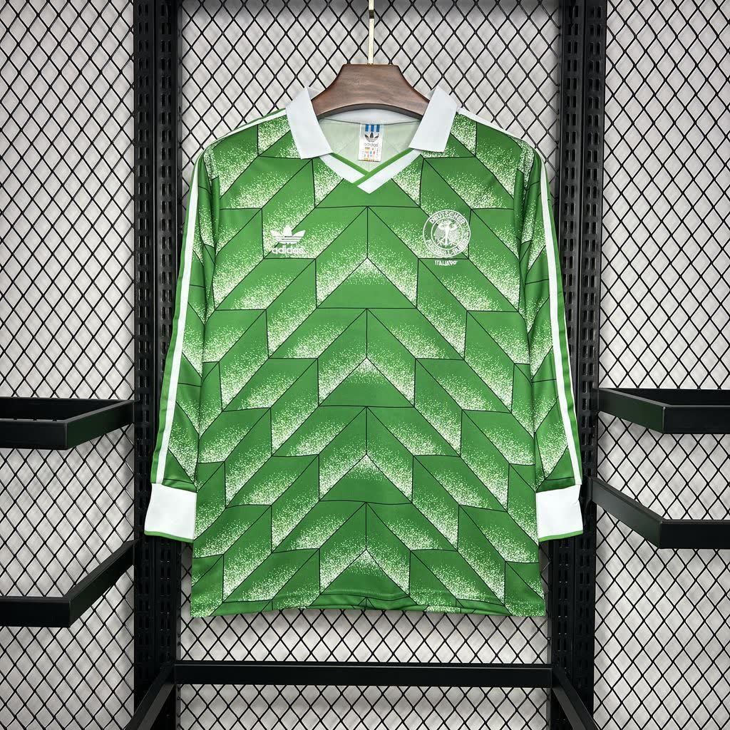 Football Shirt Germany Away 1990 Long Sleeve Retro extra 3