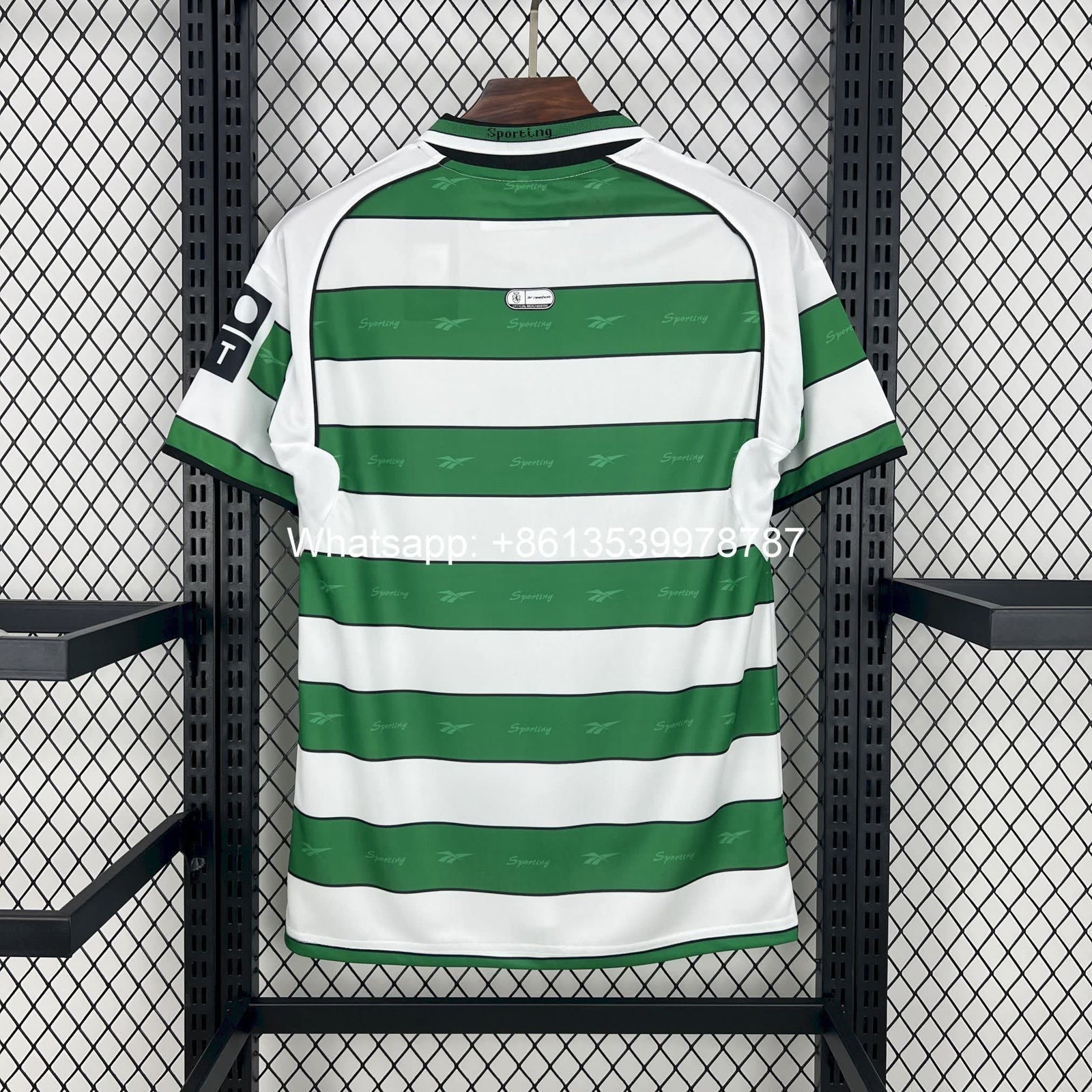 Football Shirt Sporting CP Home 00-01 back