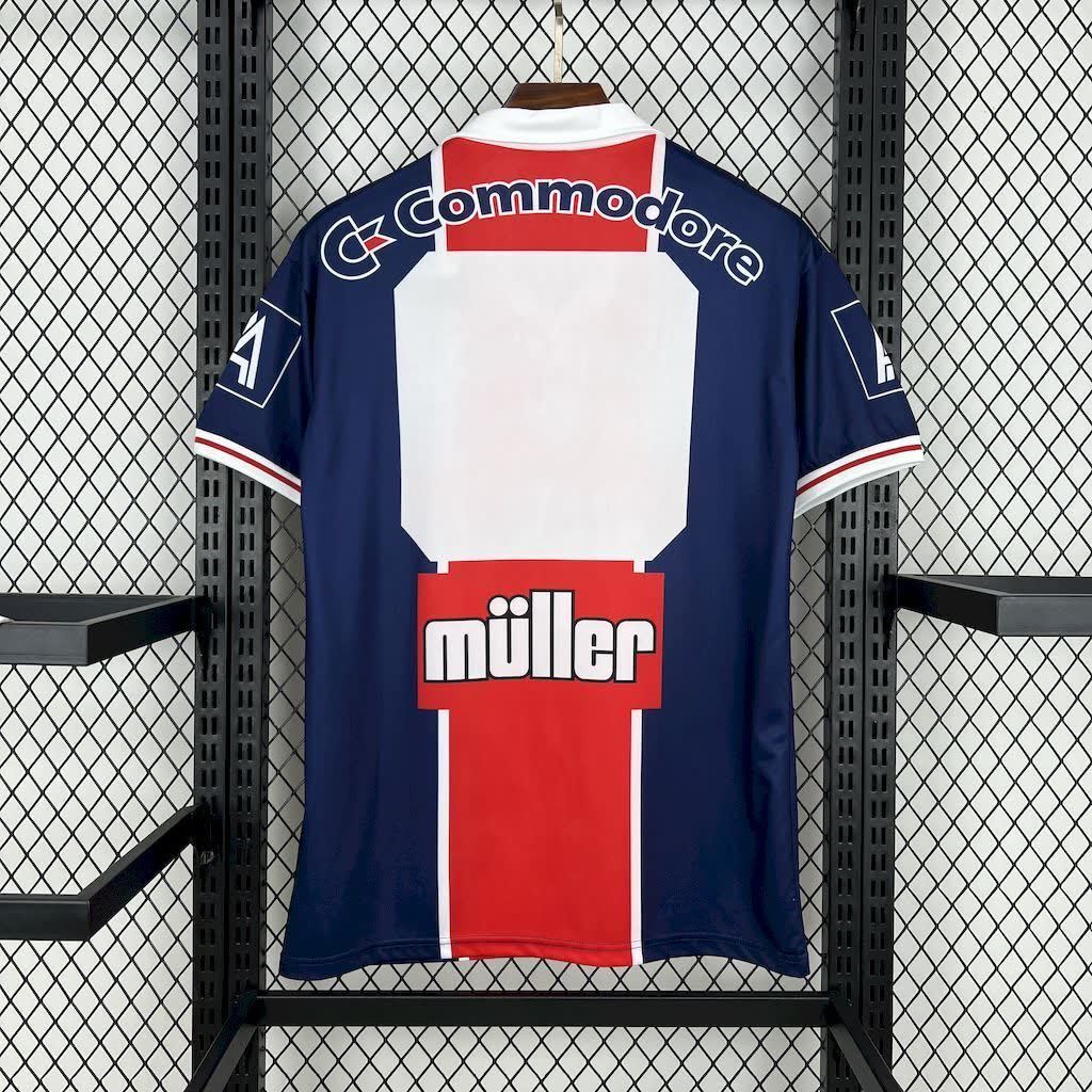 Football Shirt Paris Saint-Germain Home 91-92 Retro back