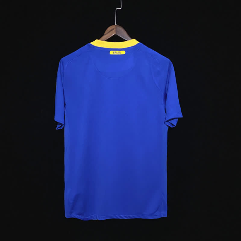 Football Shirt Brazil Away 10-11 Retro back