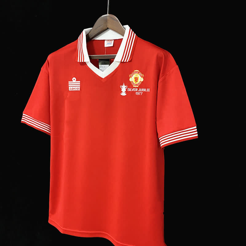 Football Shirt Manchester United Home 77-78 extra 2