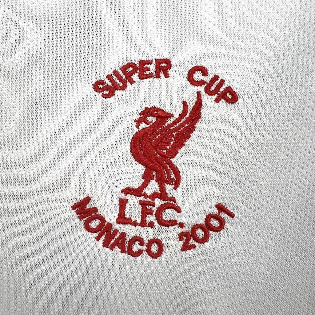 Football Shirt Liverpool FC Away 01-02 extra 2