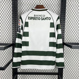 Football Shirt Sporting CP Home 01-03 Long Sleeves Retro back