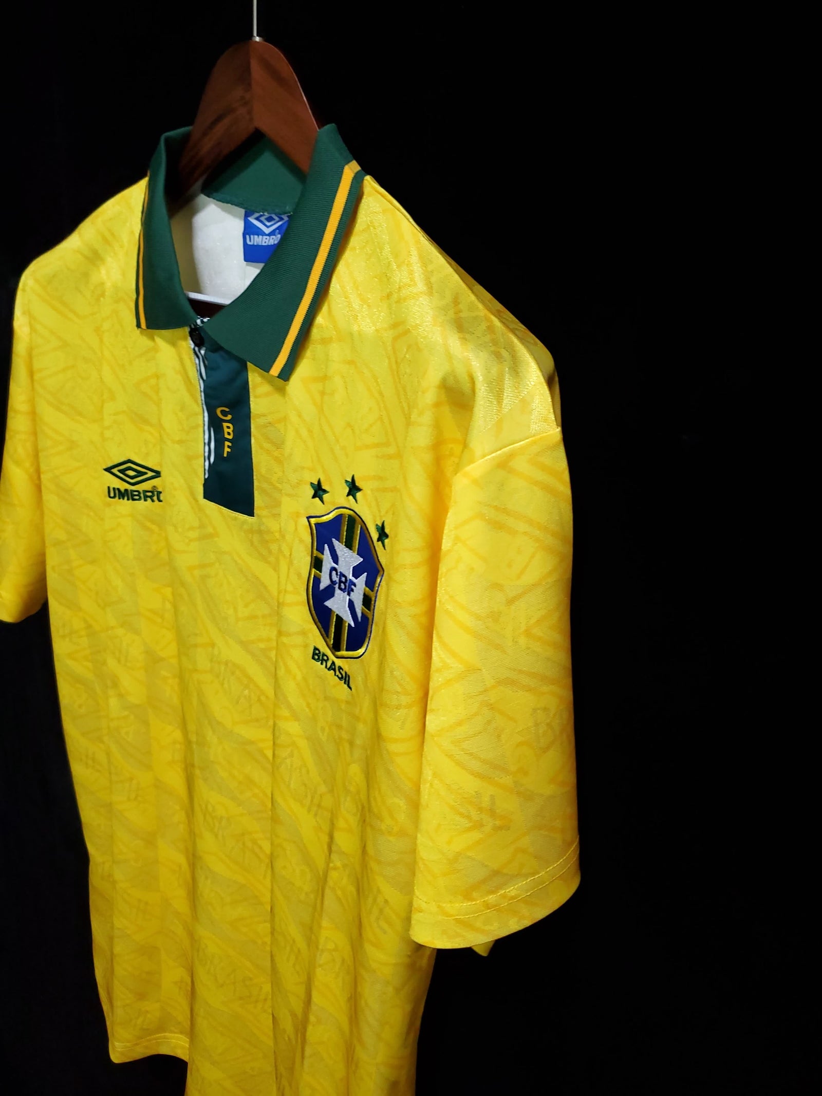 Football Shirt Brazil Home 91-93 extra 2
