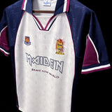 Football Shirt West Ham Iron Maiden Away 99-00 Retro extra 2