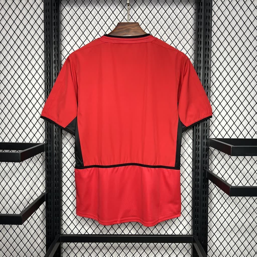 Football Shirt Manchester United Home 02-04 Retro back