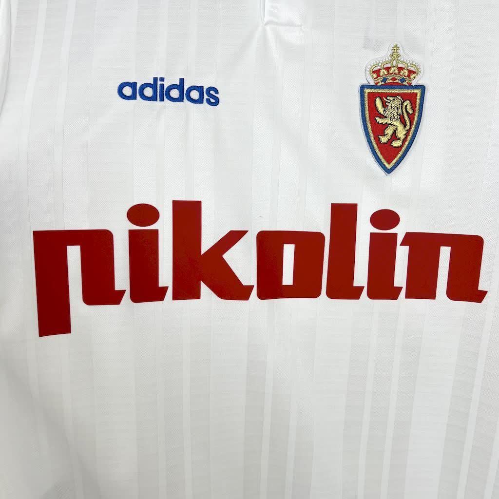 Football Shirt Real Zaragoza Home 95-97 Retro extra 2