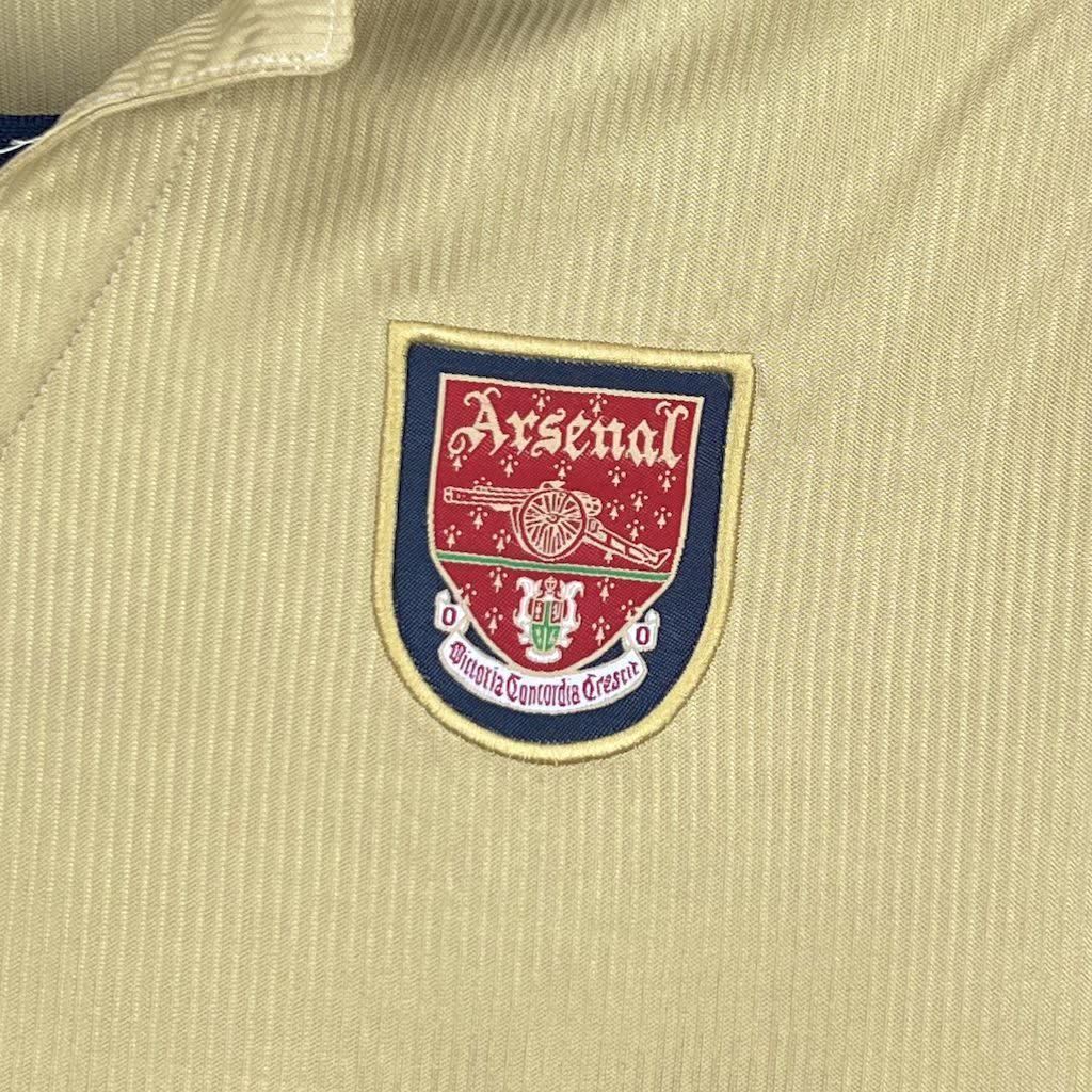 Football Shirt Arsenal Away LS 01-02 Retro extra 2