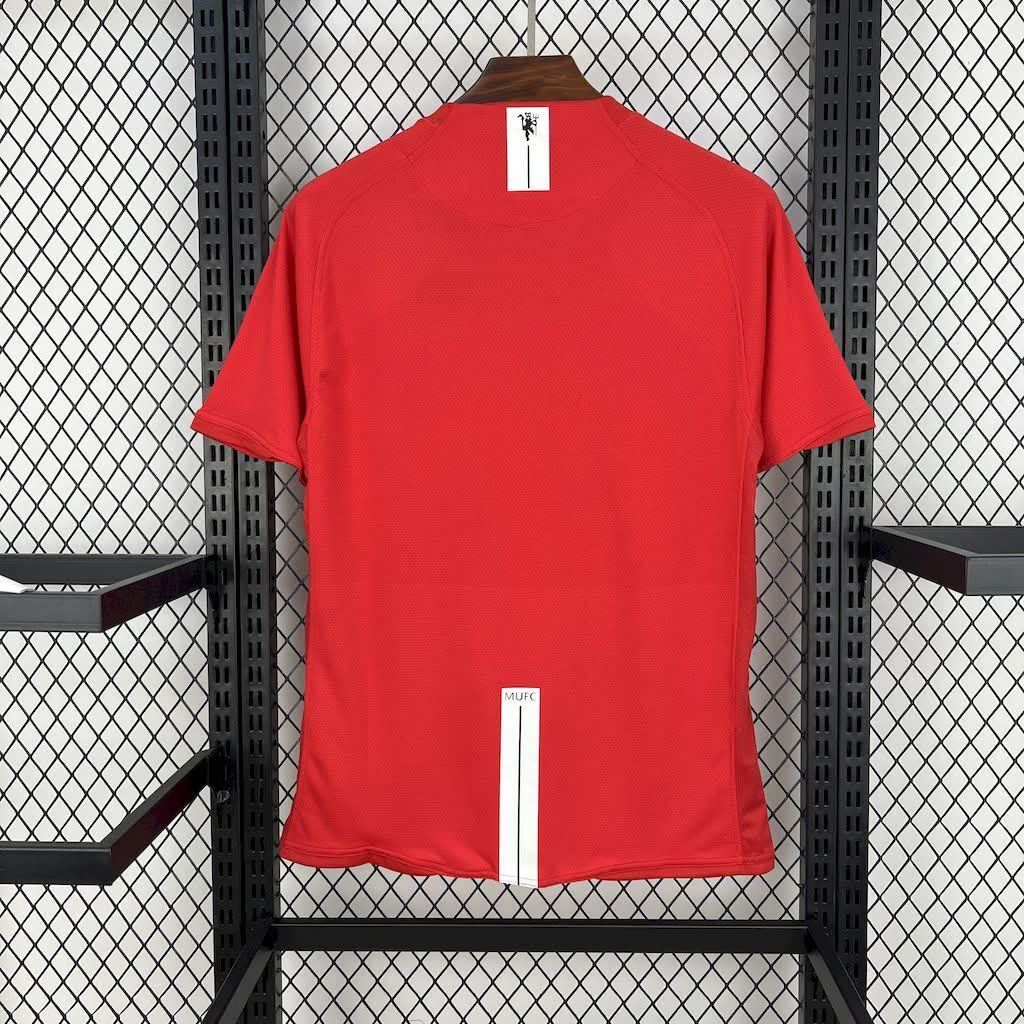 Football Shirt Manchester United Home 07-08 UCL Retro back