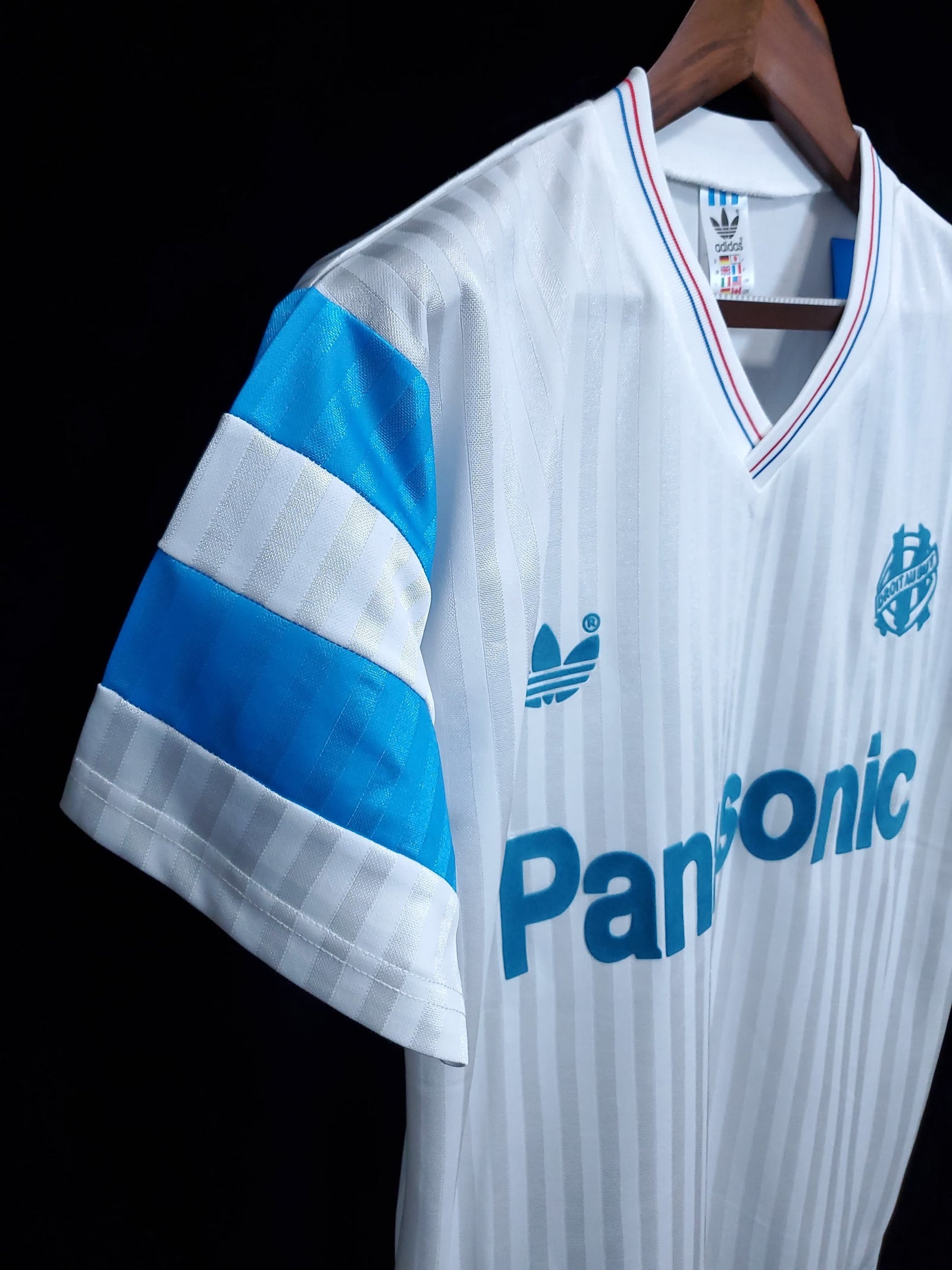 Football Shirt Olympique Marseille Home 90-91 Retro extra 2
