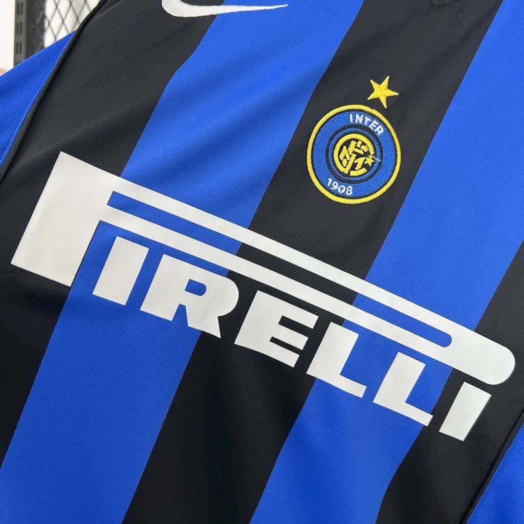 Football Shirt Inter Milan Home 04-05 Long Sleeves Retro extra 2