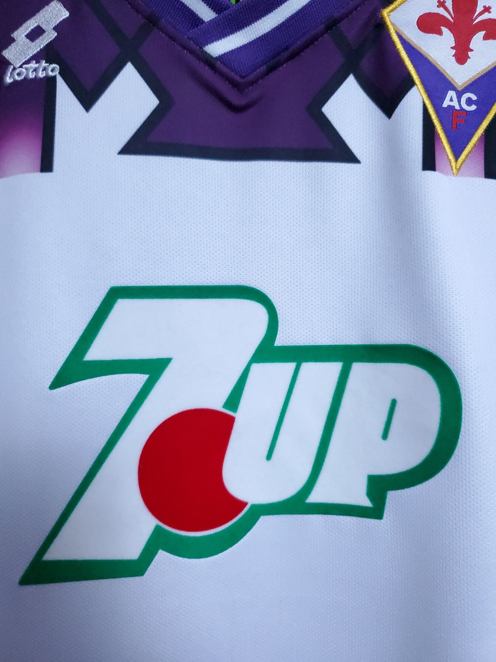 Football Shirt Florence Away 92-93 Retro extra 2